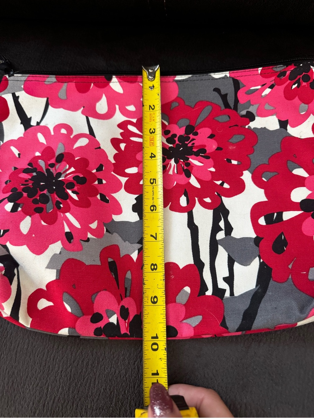 Thirty-One Floral Zip Pouch - Picture 4 of 5